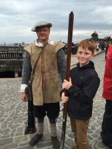 At Edinburgh Castle 