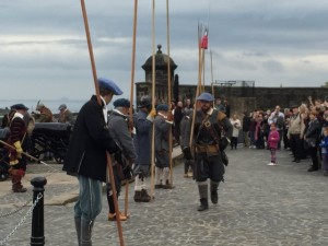 Daily activities at Edinburgh Castle