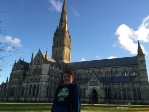 Salisbury Cathedral - took 38 years to build and completed in 1258