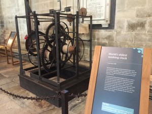 Salisbury Cathedral - Oldest working modern clock in the world - AD1386