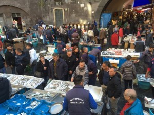 Overlooking the daily fish market