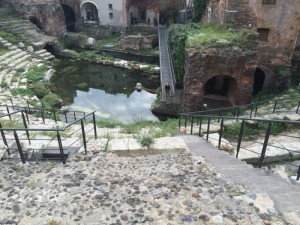 Greek Roman Theatre - The Church of Saint Francis of Assisi backs onto the Cavea