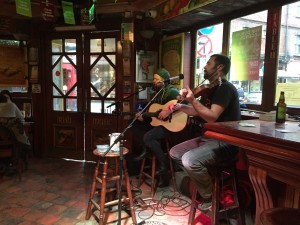 Live music in the Irish Pub