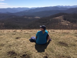 Overlooking the Appalachian Mountains